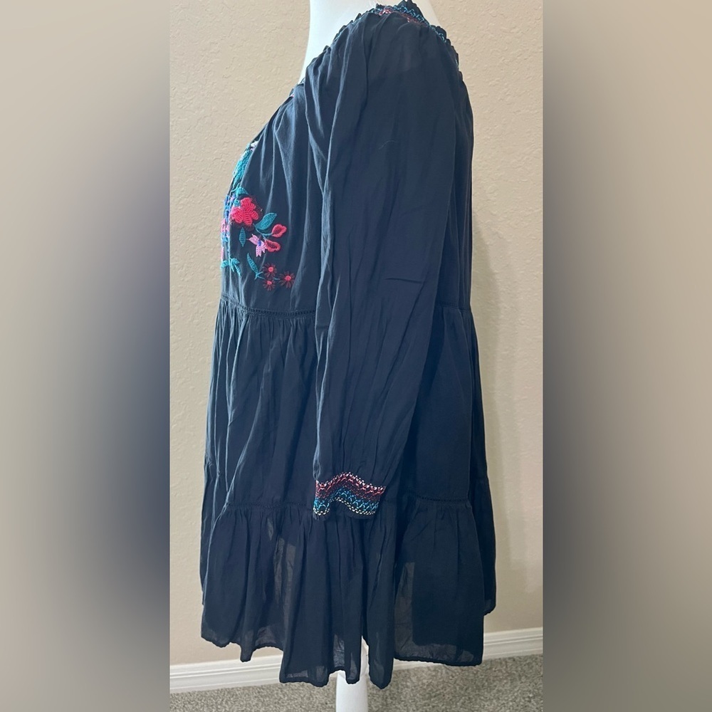 FREE PEOPLE ‘Sunbeams’ off-the-shoulder woven mini-dress, NWT - Picture 5 of 6